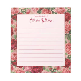 Bloco De Notas Personalized Name | From The Desk Of Notepad