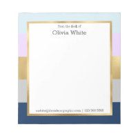 Personalized Name | From The Desk Of Notepad
