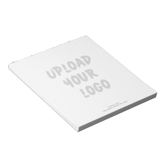 Bloco De Notas Personalized Watermark Logo (Inclinado)