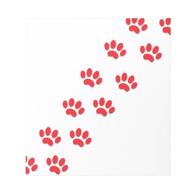 Bloco De Notas Pés de Cat Paws (Frente)
