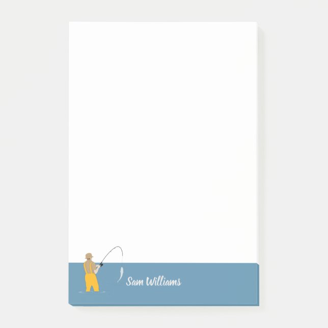 Bloco De Notas Pesca (Frente)