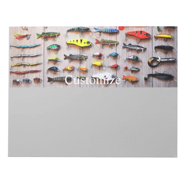 Bloco De Notas Pesca Clássica Arrasta Thunder_Cove (Frente)