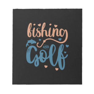 Bloco De Notas Pesca E Golfe