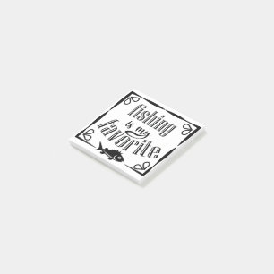 Bloco De Notas Pesca é minha citação favorita