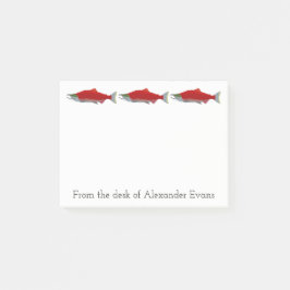 Bloco De Notas Pesca Salmon