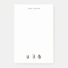 Bloco De Notas Pescador Vintage Voos de Pesca