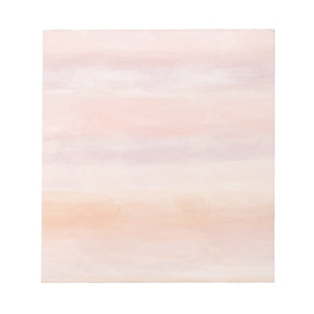 Bloco De Notas Pêssego do Sol Pincel Cor-de-rosa Pintado Coloraçã (Frente)