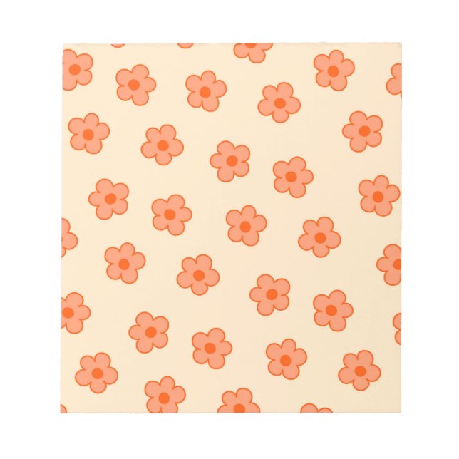 Bloco De Notas Pessegueira Laranja-Pêssego Flor (Frente)