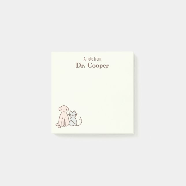 Bloco De Notas Pet Business Personalizado (Frente)