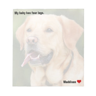 Bloco De Notas Pet Personalizado de Fotografia Grande