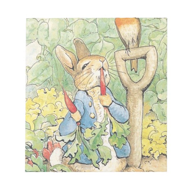 Bloco De Notas Peter Rabbit In The Garden - Beatrix Potter (Frente)