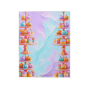 Bloco de Notas Petit Fours Sonhador de Halloween