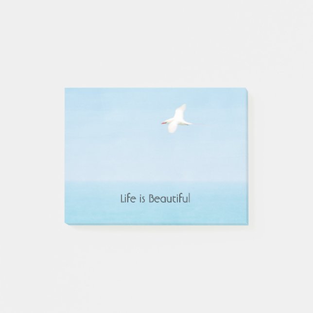 Bloco De Notas Phaetonte Vermelho do Oceano de Kauai (minha fotog (Frente)