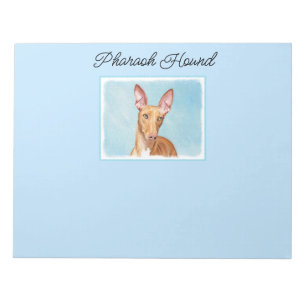 Bloco De Notas Pharaoh Hound Painting - Pharaoh Hound Art origina