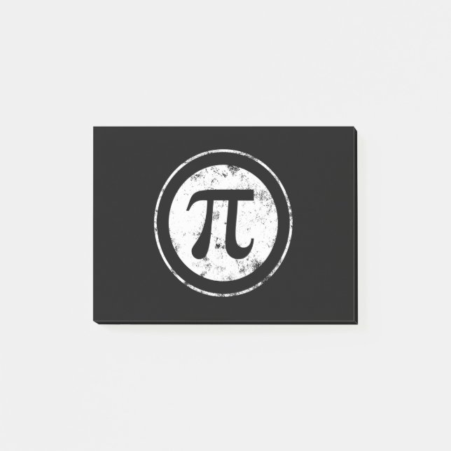 Bloco De Notas Pi Day Pi Math (Frente)