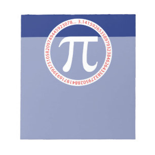 Bloco De Notas Pi Ring on Navy Blue