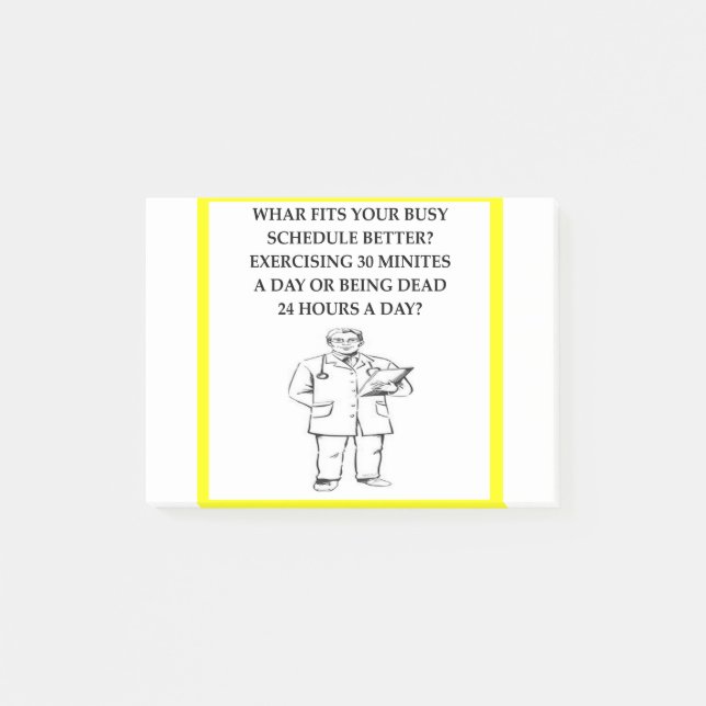 Bloco De Notas Piada Médica (Frente)