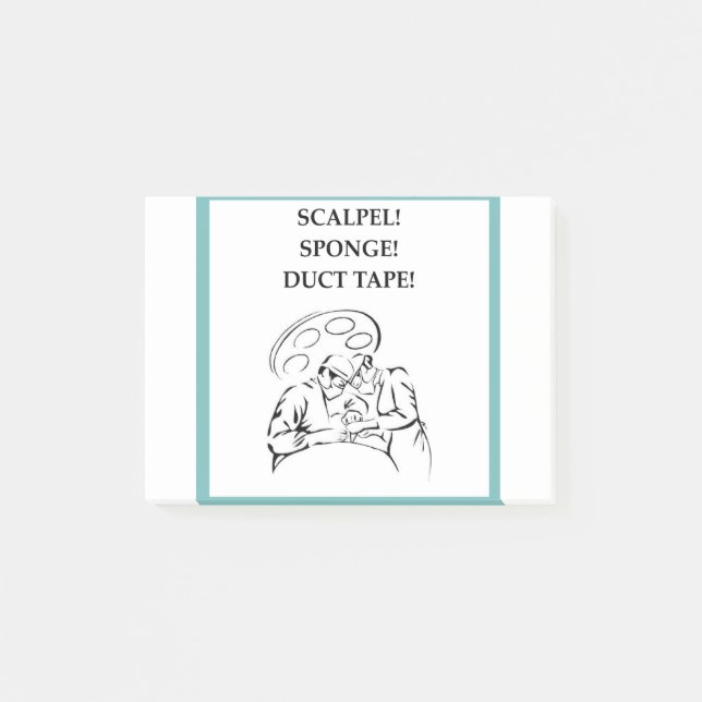 Bloco De Notas Piada Médica (Frente)