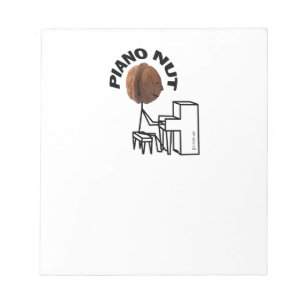Bloco De Notas Piano Nut