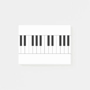 Bloco De Notas piano, teclas de piano