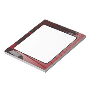 Bloco De Notas Piano vermelho