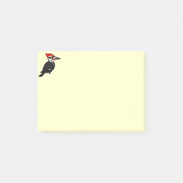 Bloco De Notas Pica-pau de Birdorable Pileated (Frente)