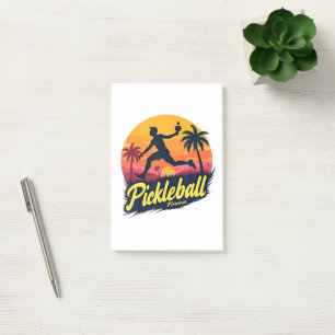 Bloco De Notas Pickleball Para Sempre Pôr do Sol