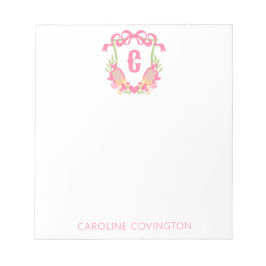 Bloco De Notas Pickleball Rosa e Verde Pickleball Paddle Paddle P