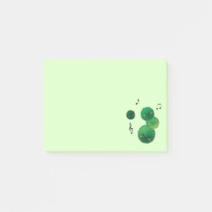 Bloco De Notas Pilha bonito do musgo do canto Marimo