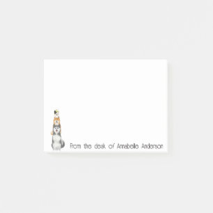 Bloco De Notas Pilha de animais personalizados