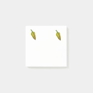 Bloco De Notas Pimentos verdes