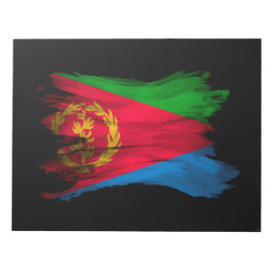Bloco De Notas Pincel de pavilhão eritreia, pavilhão nacional