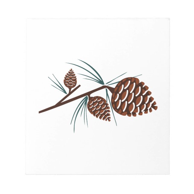 Bloco De Notas Pine Cones (Frente)