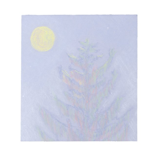 Bloco De Notas Pine de Lua Completa (Frente)