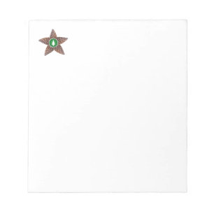 Bloco De Notas Pinecones star