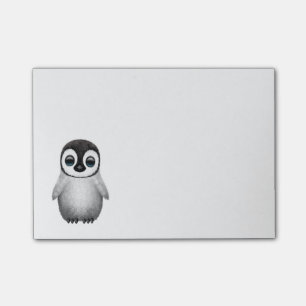 Bloco De Notas Pinguim bonito do bebê