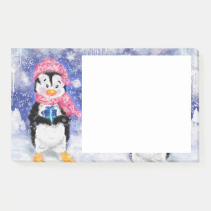 Bloco De Notas Pinguim Feliz - Natal -