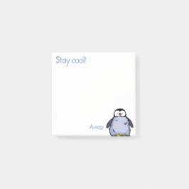 Bloco De Notas Pinguim Filhote Grandes Notas
