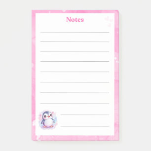 Bloco de Notas Pinguim Fofo