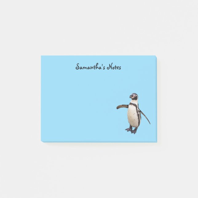 Bloco De Notas Pinguim Humboldt Fofo (Frente)