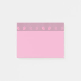 Bloco De Notas Pink Roses Pattern Header