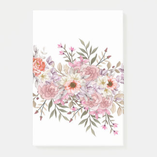 Bloco De Notas Pink Wedding Bouquet