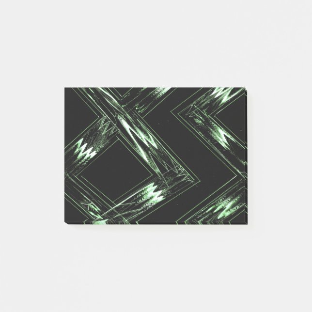 Bloco De Notas Pino Padrão em Perspectiva (Frente)