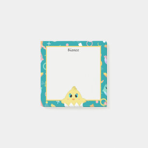 Bloco De Notas Pintinho de Bebê Verde Peekaboo