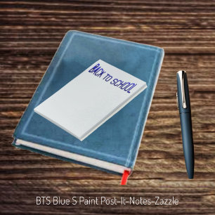 Bloco De Notas Pintor BTS-Blue-S