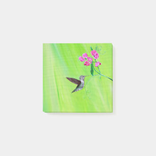 Bloco De Notas Pintura de aves e ervilhas doces