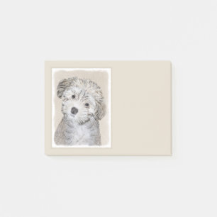 Bloco De Notas Pintura De Cachorro Em Havanês - Arte De Cão Ori