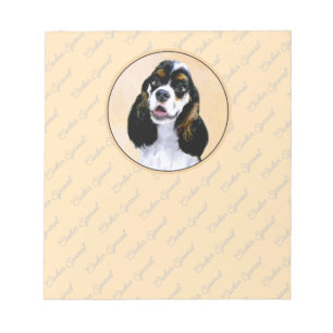 Bloco De Notas Pintura De Cocker Spaniel (Participante) - Arte De