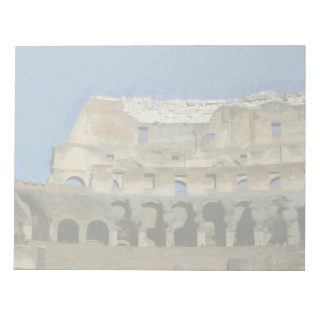 Bloco De Notas Pintura de Colosseum, Roma (Frente)
