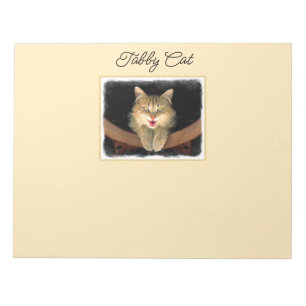 Bloco De Notas Pintura de Gatos Loucos - Arte de Gato Original Bo